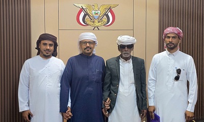 مدير عام شؤون القبائل يبحث مع المرجعية القبلية الشيخ حاكم بن قحران المنهالي دور الوجهاء في حل النزاعات