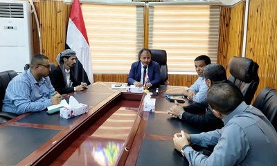 الوكيل العامري يطلع على استعدادات بدء العمل في مشروع المياه بمديرية العبر
