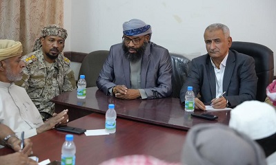 قوات درع الوطن تتعهد بتعزيز الأمن والاستقرار في مديرية سيئون