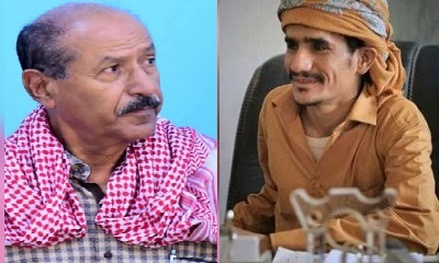 مدير جهاز مكافحة الارهاب المقدم عزام بن غانم يبارك ويهنئ الاستاذ جمعان بارباع بمناسبة تعيينه وكيلاً لمحافظ حضرموت لشئون مديريات الوادي والصحراء