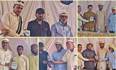مدير عام شبام يكرّم طلاب ثانوية الحوطة المشاركين في يوم السرد القرآني بوادي حضرموت