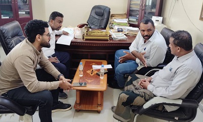 وكيل نيابة الصناعة والتجارة يلتقي مدير مكتب الصناعة والتجارة بساحل حضرموت لبحث تعزيز التنسيق المشترك