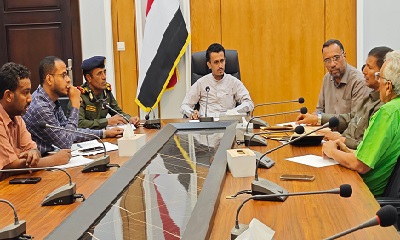 لجنة متابعة أوضاع الغاز بحضرموت برئاسة الوكيل الجيلاني تواصل اجتماعاتها للوقوف على نتائج النزولات