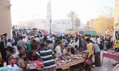 تختيم الأطفال وتمثيل لمناسك الحج والعمرة ومسابقات ثقافية وأناشيد الطفولة في ختم مسجد آل الروشن بسحيل سيئون ليلة النصف من رمضان