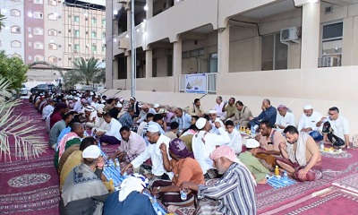 المؤسسة المحلية للمياه فرع سيئون تقيم الإفطار السنوي لموظفيها