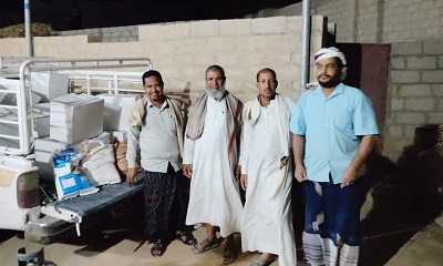 مدير عام مديرية زمخ ومنوخ يقيم مأدبة إفطار لمكتبي التربية والصحة