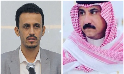 وكيل حضرموت الجيلاني يطمئن هاتفياً على صحة الشيخ سالم بن عامر النهدي