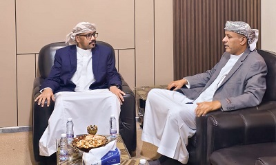 مدير عام مصلحة شؤون القبائل بوادي وصحراء حضرموت يبحث مع مدير عام مديرية سيئون سبل التعاون المشترك