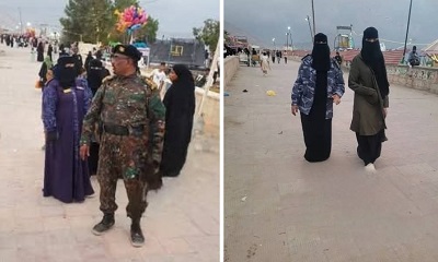 انتشار واسع للشرطة النسائية في المكلا لتأمين المنتزهات وأماكن تجمع العائلات خلال أيام عيد الفطر