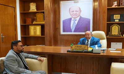 عضو مجلس القيادة محافظ حضرموت يلتقي نائب وزير الثقافة والسياحة ويبحثان تعزيز الشراكة في المجالات الثقافية والسياحية