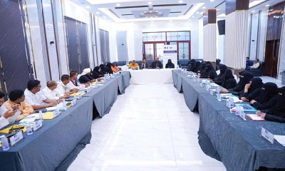 الوكيل الجيلاني يدشن الورشة المشتركة لملاك العقارات والمستأجرين بالمكلا