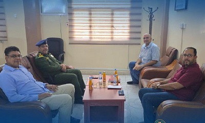 في إطار تعزيز الشراكة الأكاديمية والصحية.. مدير كلية الشرطة حضرموت يزور كلية الطب بجامعة حضرموت لبحث آفاق التعاون والتطوير الطبي