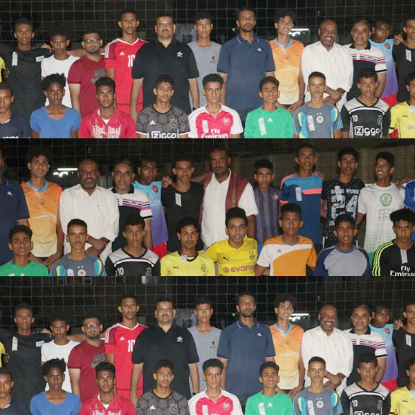 الجهاز الفني لمنتخب الناشئين للكرة الطائرة يختبر لاعبي أندية ساحل حضرموت 