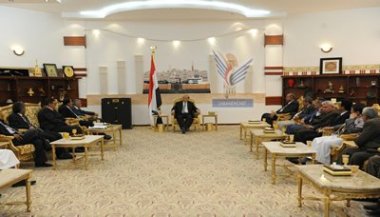 رئيس الجمهورية يستقبل قيادة ملتقى ابناء الجنوب
