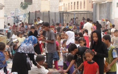 مسجد باصفار والزاوية والقبب تختتم ختائم مساجد مدينة سيئون ليلة 29 رمضان