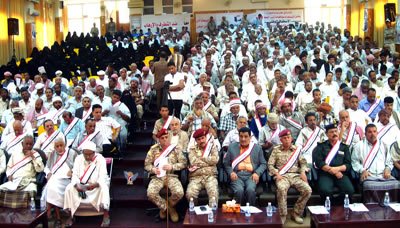 مهرجان جماهيري حاشد بمدينة سيئون دعما للاصطفاف الوطني لدعم تنفيذ مخرجات الحوار الوطني