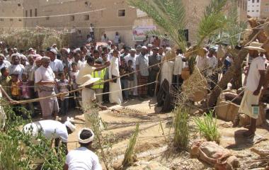 أكثر من عشرة آلاف زائر وزائرة للقرية التراثية ومهرجان الفلكلور الشعبي الأول بحي السحيل بسيئون 