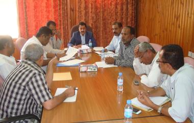 لجنة المناقصات الفرعية بوادي حضرموت تحيل أربعة مشاريع للجنة الفنية لمراجعتها