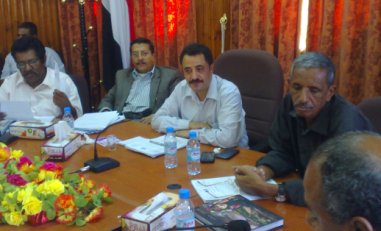 مناقشة تقارير أنشطة عدد من المكاتب التنفيذية بوادي حضرموت