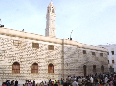 ختائم ليلة 27 رمضان بمدينة سيئون في كبرى جوامع المدينة طه بن عمر وجامع سيئون  