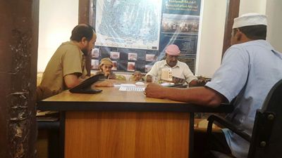 مدير عام شبام يلتقي بأدارة صندوق النظافه ويناقش آلية العمل الميداني