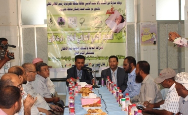 أمين عام محلي حضرموت يطلع على أعمال المخيم الطبي الجراحي الرابع في مديرية الشحر بساحل حضرموت