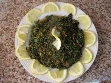 البادنجان المقلى مع الثوم