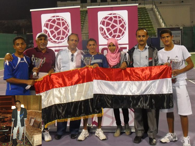 اليمن تسيطر على بطولة آسيا للتنس بقطر