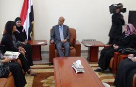 رئيسة اتحاد نساء اليمن في لقاء نائب رئيس الجمهورية