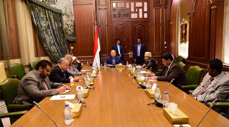 Presidential statement: Everyone countering Houthi terror guerilla will be supported