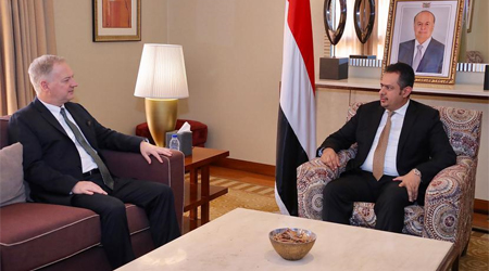 Prime Minister receives US Ambassador to Yemen