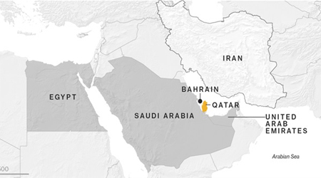 Why Tiny Qatar Angers Saudi Arabia and Its Allies: QuickTake Q&A‏
