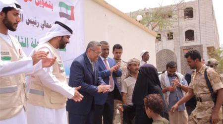 Bin Daghr's visit to Mokha after its liberation in photos‏