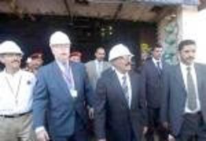 The President inaugurates 1st phase of liquefied gas exportation in Shabwa 