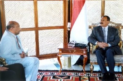 President Saleh receives letter from Sudanese counterpart 