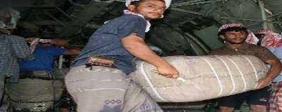 Algerian Relief plane arrives at Mukalla airport 
