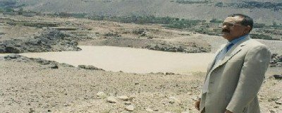 President visits Ghiman Dam in Sana'a