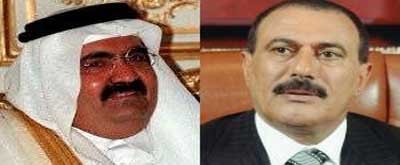 President Saleh phones Qatari Emir