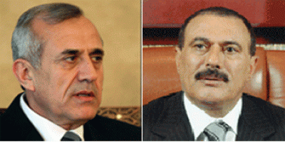 Saleh sends congratulation cable to Lebanese counterpart 
