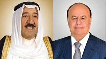 Hadi receives congratulations from Kuwait's Emir on Riyadh Agreement