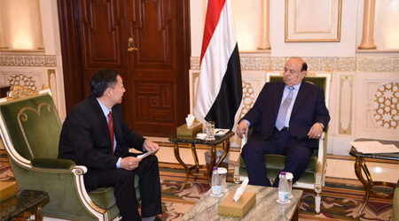 President Hadi praises Yemeni Chinese relations