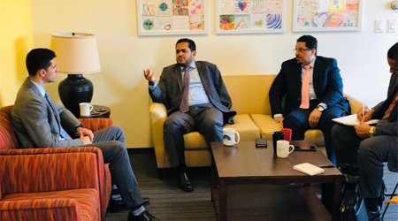 Asker meets with Director of advocacy in Amnesty International