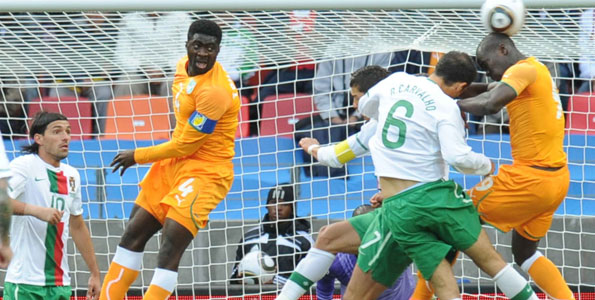 Drogba back as Cote d'Ivoire draw with Portugal