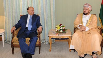 President Hadi meets Omani Sultan's representative