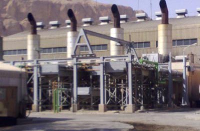 Al-deini inspects  the installation of the additional  electrical generators in 