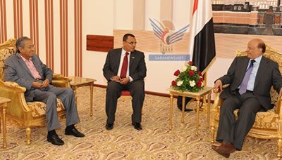 President Hadi meets Former Malaysian PM Mahathir Mohamad