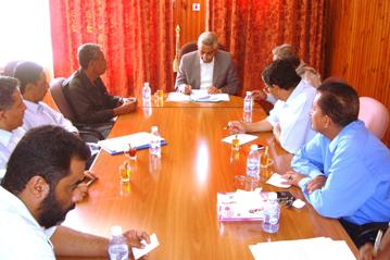 Health Council discusses Health issues in Wadi Hadhramaut and Sahraa districts.  