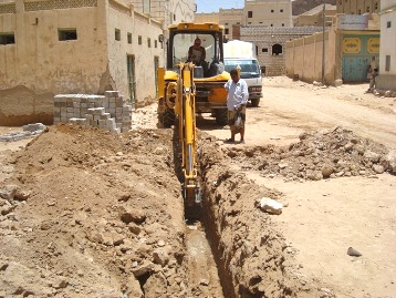 Work continues  on saah city sewage projects