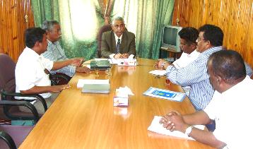 Omaier discusses ways to accelerate the refinement of floods sewage