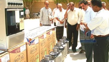 Ten  basic schools in Wadi receive tools for home economics  